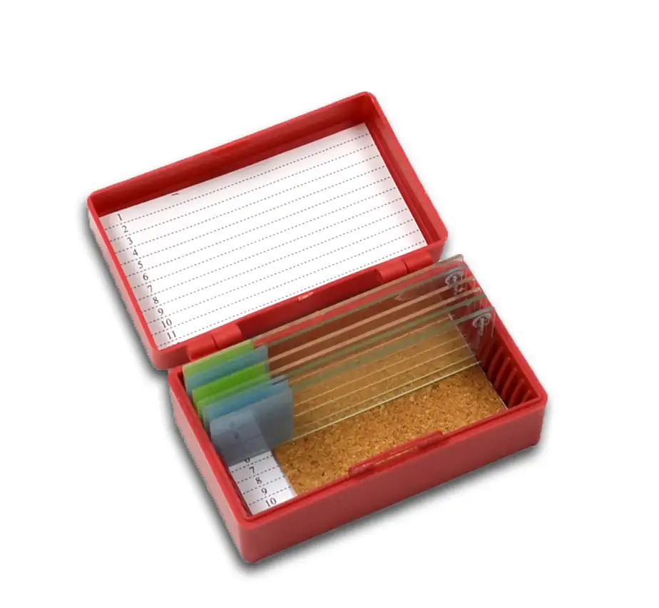 Microscope Slide Storage Box - 12 Slide Capacity